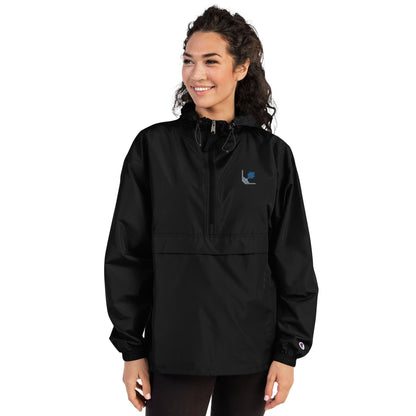 Embroidered Champion Packable Jacket | Lightweight & Stylish Waterproof Windbreaker | CreoVibe | Price: $57.00 | Shop Now