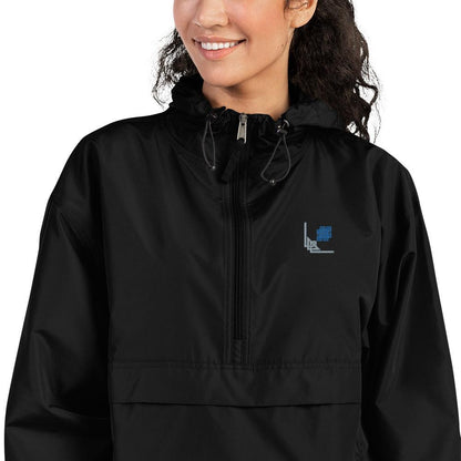 Embroidered Champion Packable Jacket | Lightweight & Stylish Waterproof Windbreaker | CreoVibe | Price: $57.00 | Shop Now