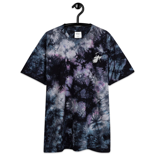 Shaka Wear Oversized Tie-Dye T-Shirt with Angel of Death Design | Bold Graphic Tee | CreoVibe | Price: $35.00 | Shop Now